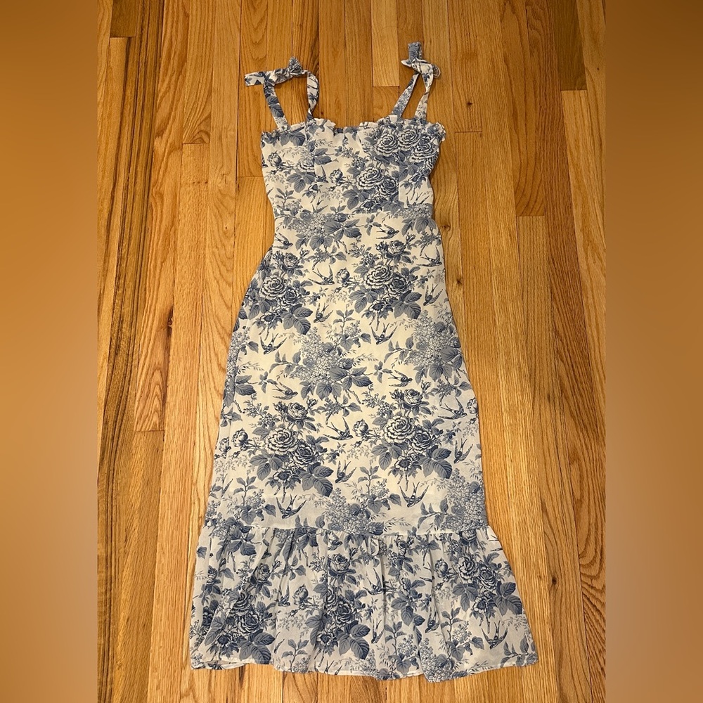 Blue and White SundyUp Dress.